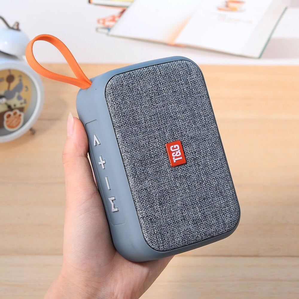 Original Brand TG506 Speakers Portable Bluetooth Speaker Wireless Soundbar Outdoor HIFI Subwoofer Support TF Card FM Radio Aux - Korvel