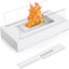 Desktop alcohol fireplace indoor metal fireplace rectangular portable real fire fireplace outdoor fireplace - Korvel