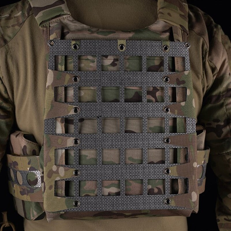 Lightweight MOLLE Back Panel for Tactical Vests