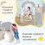 Toddler Slide and Swing Set 7 in 1, Kids Playground Climber Slide Playset with Basketball Hoop Freestanding  Combination - Korvel