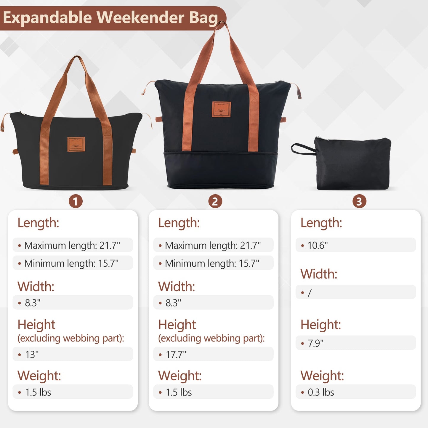 Premium 6-Piece Expandable Hard Shell Luggage Set