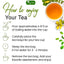 Bolsitas de té premium de menta y sen. Té natural para aliviar el estreñimiento. 