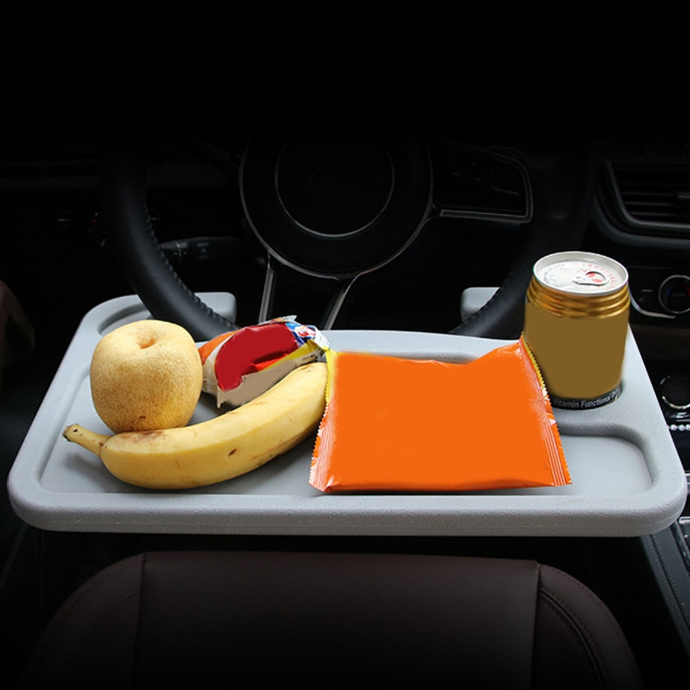 Multifunctional Car Laptop Stand Notebook Desk Steering Wheel Tray Table Food Drink Holder Car Card Table Computer - Korvel