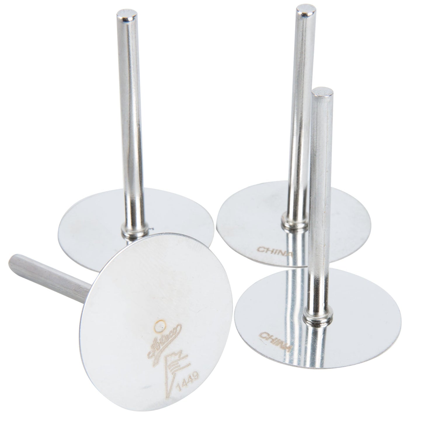 Cœurs de chauffage en acier inoxydable pour moules à gâteau Ateco 1449 - Pack de 4