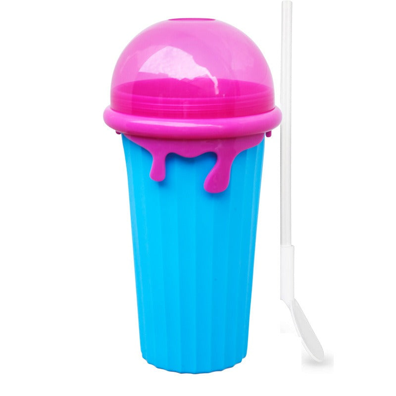 Upgrade 500ml large capacity smoothie cup shaking smoothie cup pinching cup cooling - Korvel