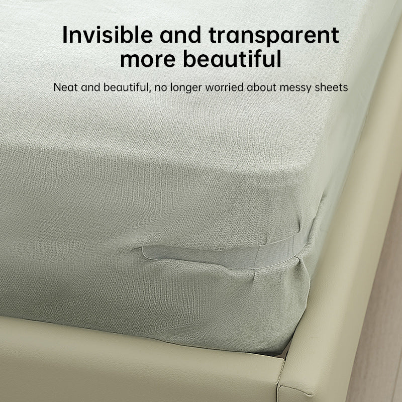 4 Heavy-Duty Bedsheet Corner Clips. High - quality, durable, and reliable. Ideal for securing bed sheets and protectors. - Korvel