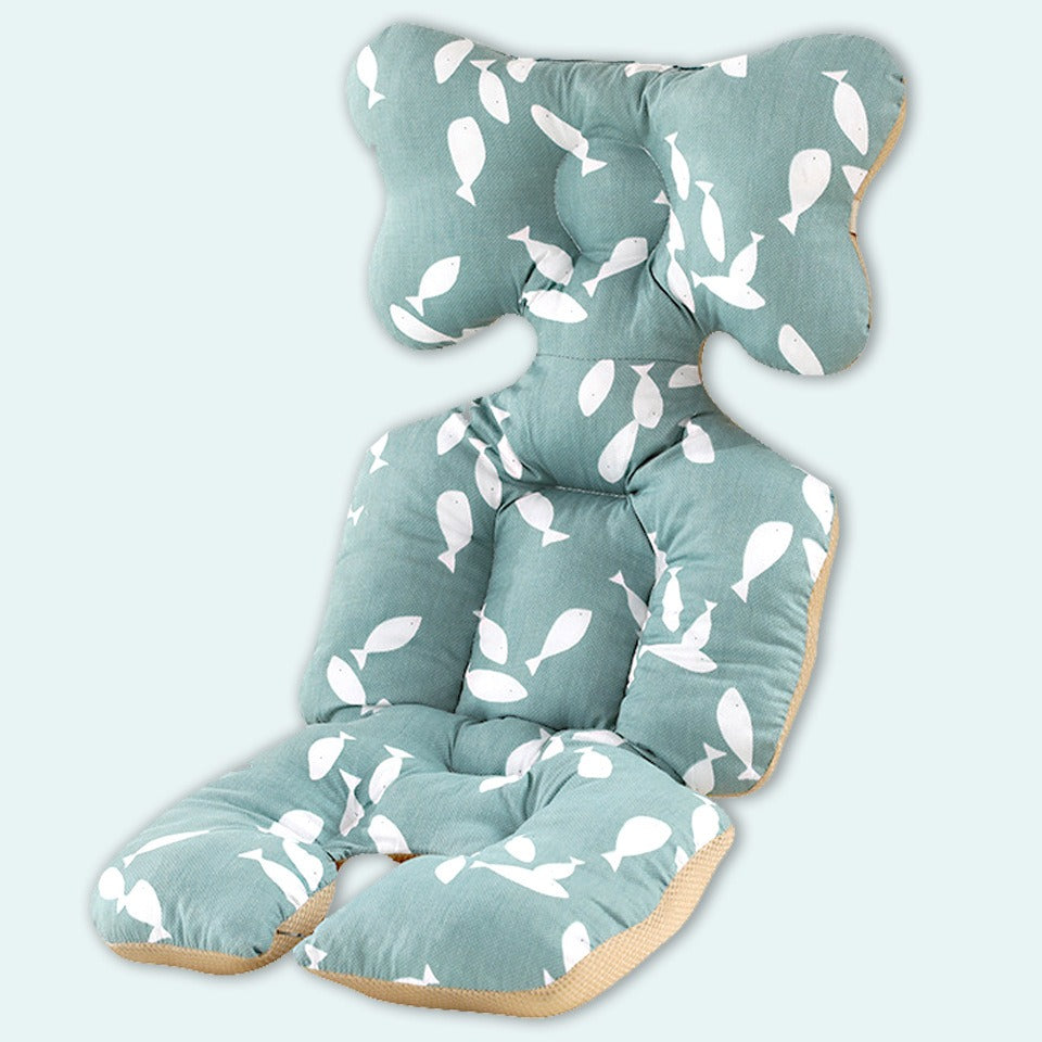 Baby Stroller Cushion, All-Season Universal Cushion, Pusher Cotton Cushion, Dining Chair, Toddler Cushion, Pure Cotton Cushion - Korvel