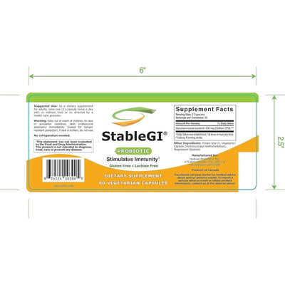 Stable GI Daily Probiotic - 60 Vegetable Capsules