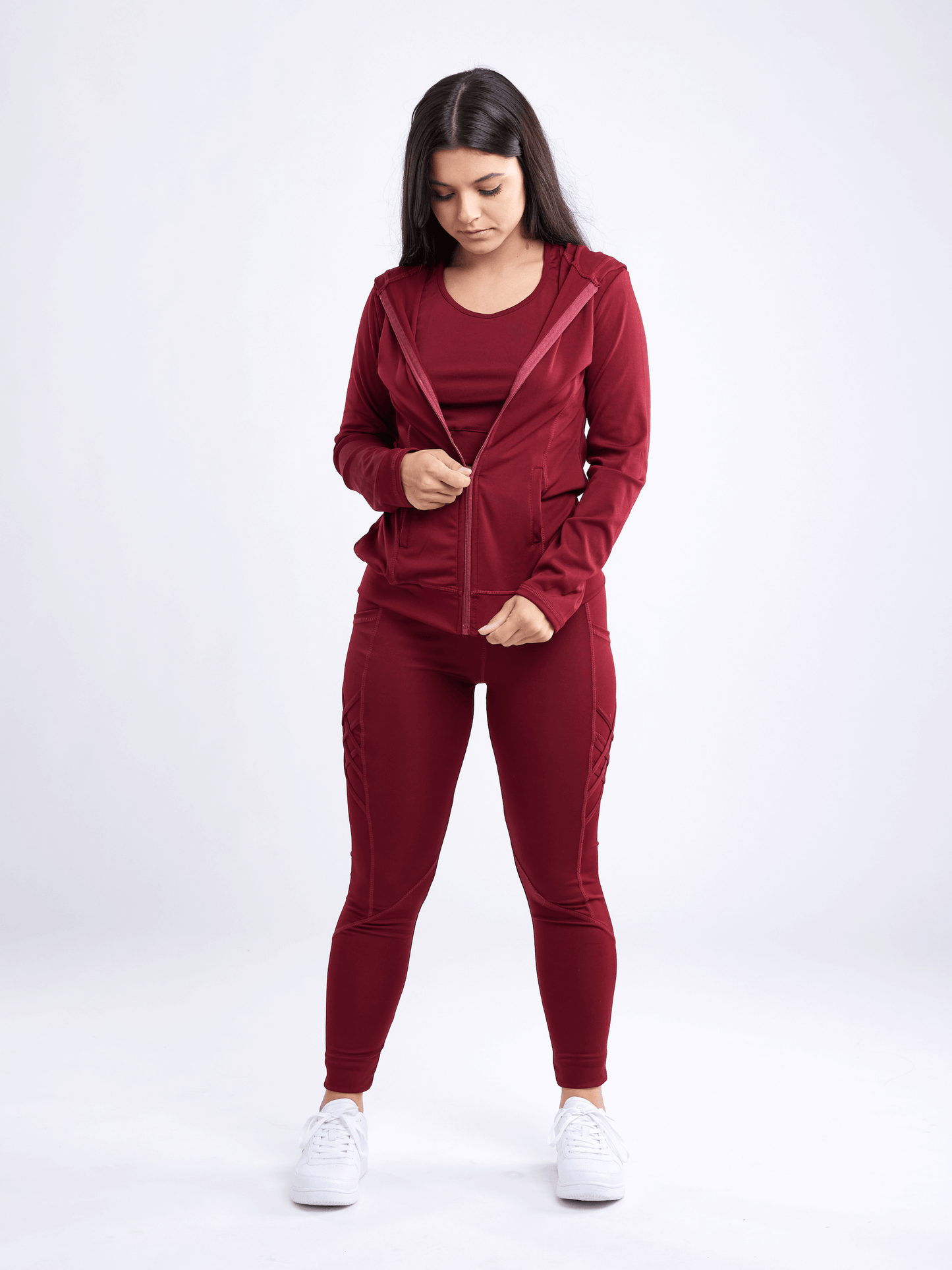JupiterGear High-Waisted Criss-Cross Leggings with Pockets