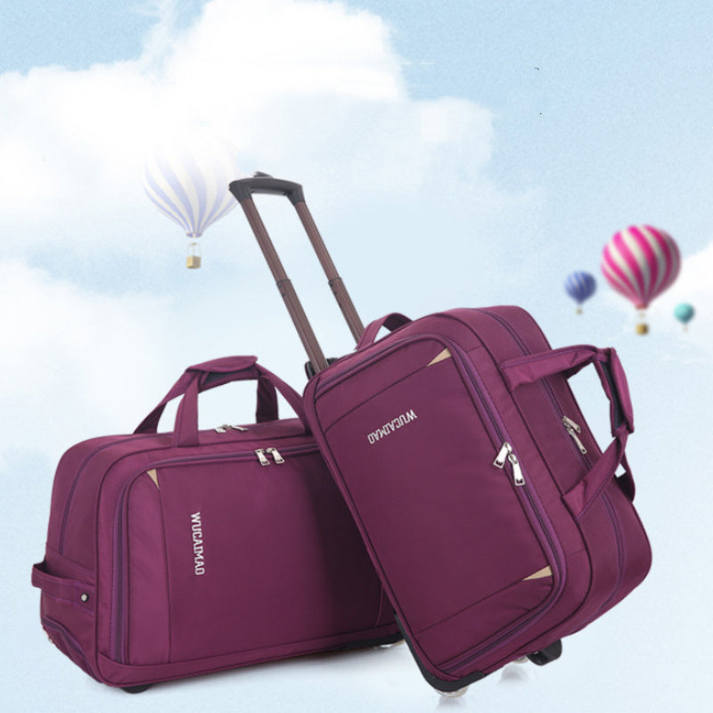 Sac à roulettes en tissu Oxford pour les voyages de loisirs