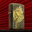 ZORRO Brass Skull Kerosene Lighter