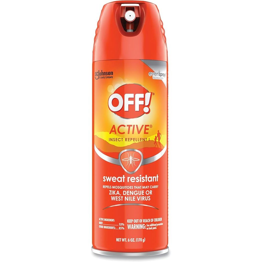 Off! Active Insect Repellent Spray - Sweat Resistant 6 oz