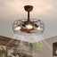 19inch Cage Retro Reiling Fan with Lights - Korvel