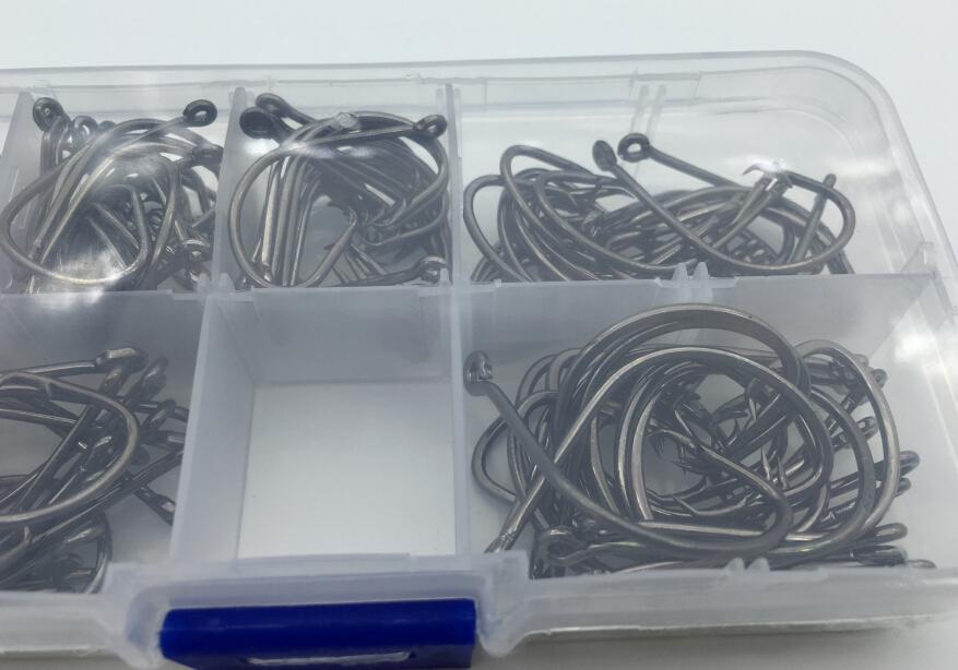 Ensemble de 120 hameçons de pêche Rompin - Hameçons octopus circulaires polyvalents