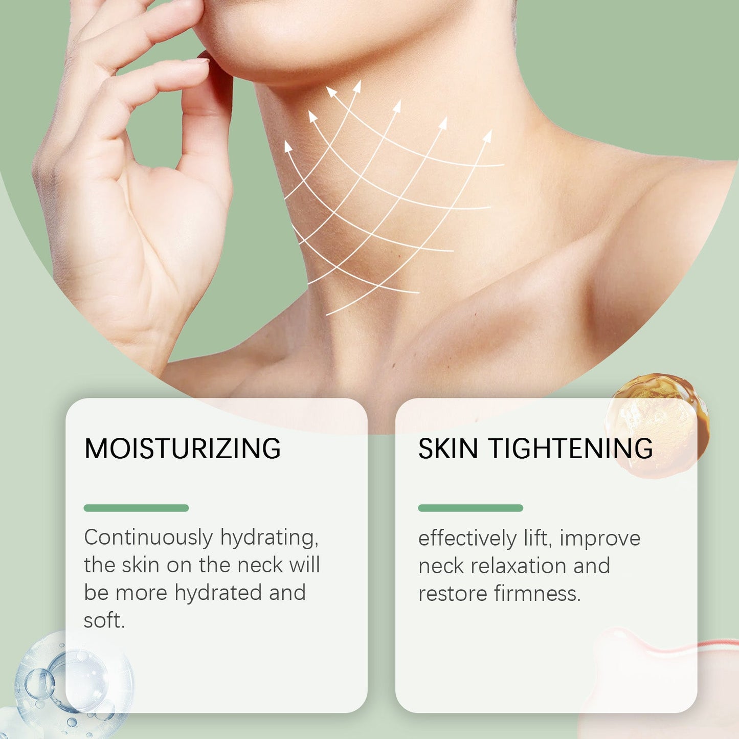 Gel pour le cou Lines Gone - Hydratant premium pour le cou