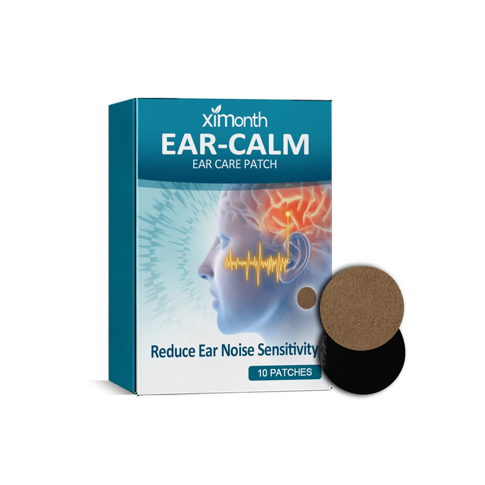Ear Care Patch, Relieve Ear Plug Ear Ringing Ear Kang Hearing Discomfort Dizziness Head Care Patch - Korvel