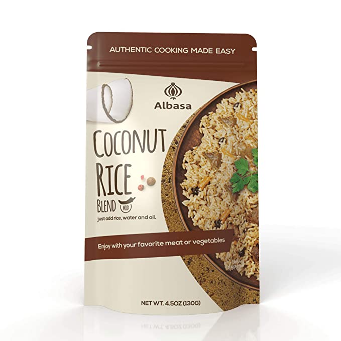 Albasa Coconut Rice Blend – Fragrant Coconut Milk Seasoning Mix - Korvel