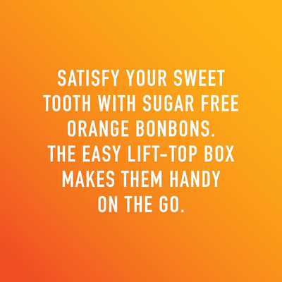 Swiss Imports Orange Sugarfree Candy Bonbons - 1.4oz