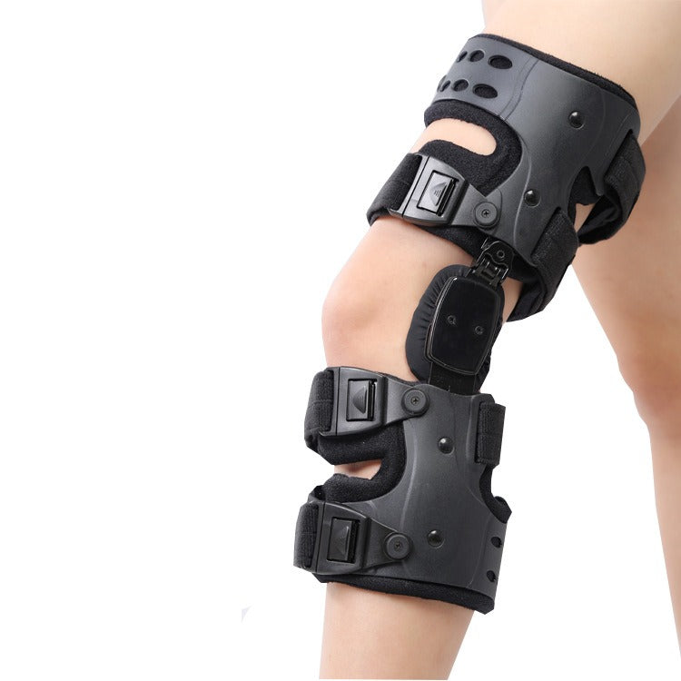 Adjustable unilateral knee joint brace knee internal and external flip corrector support brace orthotic device - Korvel