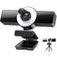 Webcam USB 4K Haute Définition avec Autofocus et Lumière d'Appoint