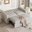 U_STYLE Convertible Soft Cushion Sofa Pull Bed ,for Two People to Sit On - Korvel