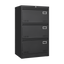 Filing Cabinet Lateral File Cabinet 3 Drawer Blcak Locking Metal File Cabinets Three Drawer - Korvel