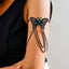 Metal Wind Su Chain, Punk Arm Ring, Exaggerated Women's Open Butterfly Arm Bracelet - Korvel