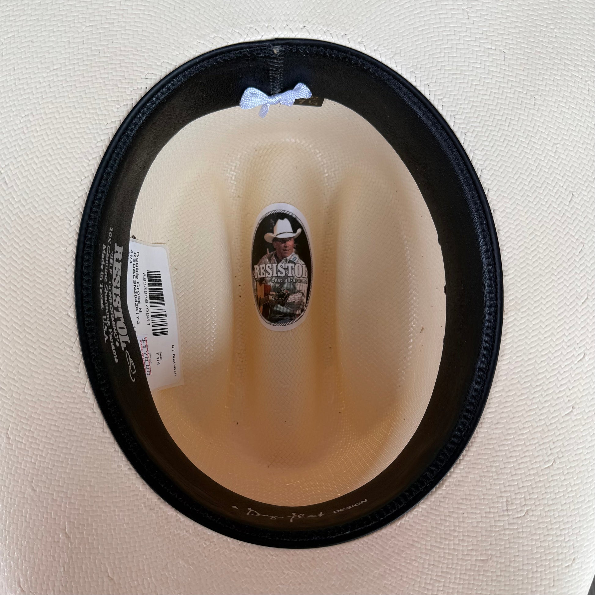 George Strait 10X Double Cross Straw Hat - Premium Quality - Korvel