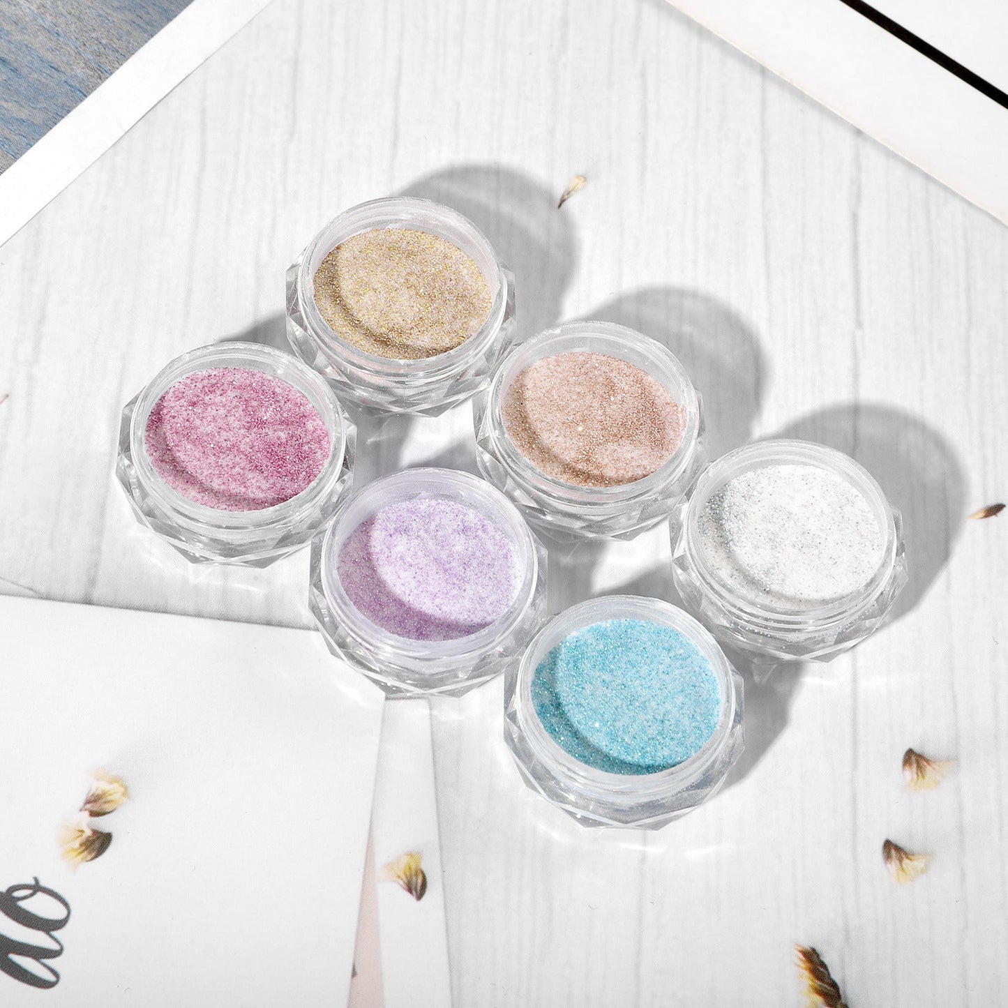 Crystal Powder Carved Pollen Coscelia Crystal Color Powder European And American Crystal Nail Extension Nail - Korvel