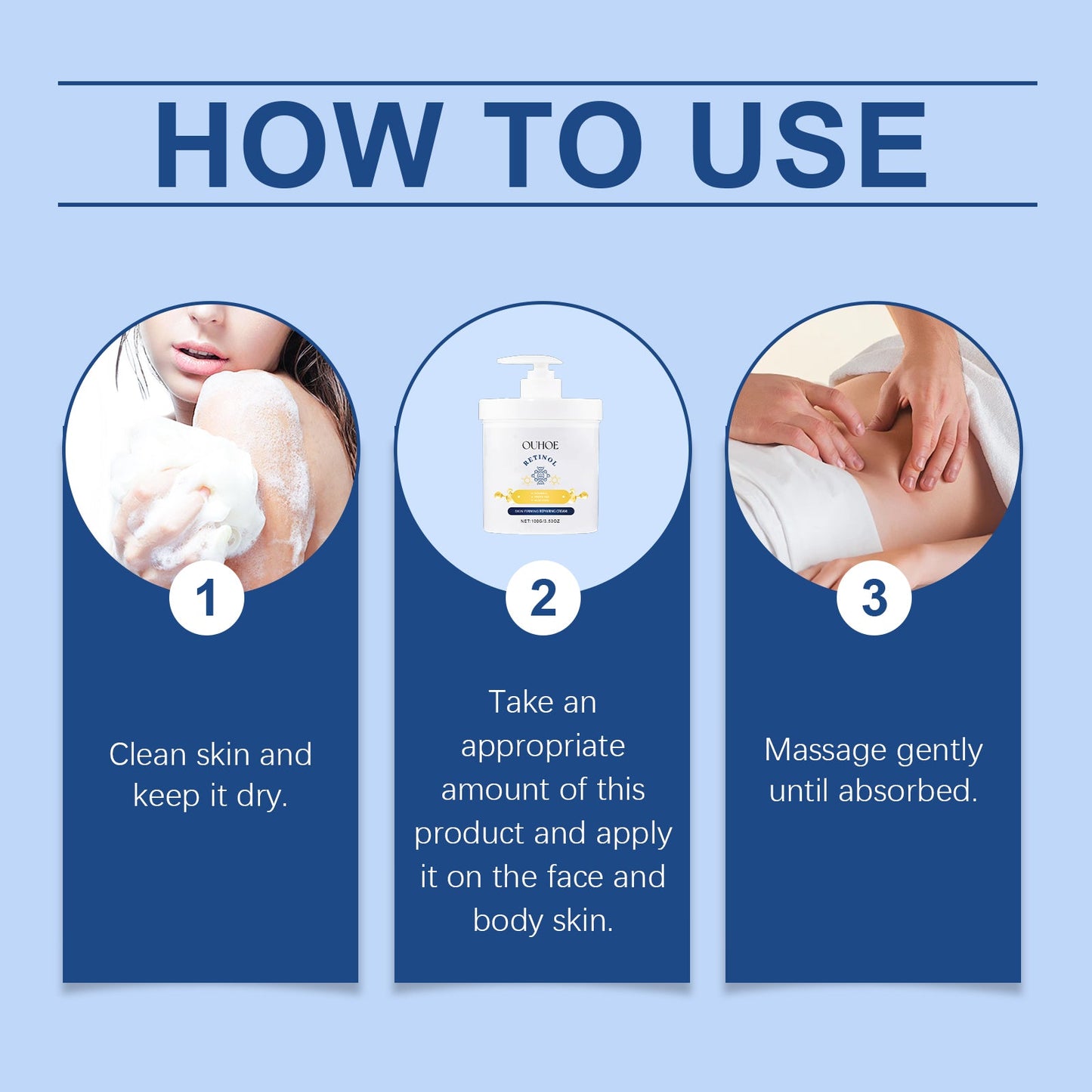 Premium Retinol Moisturizing Cream for Skin Care