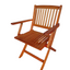 Foldable Patio Dining Set 4 Folding Chairs Indoor and outdoor universal Teak - Korvel