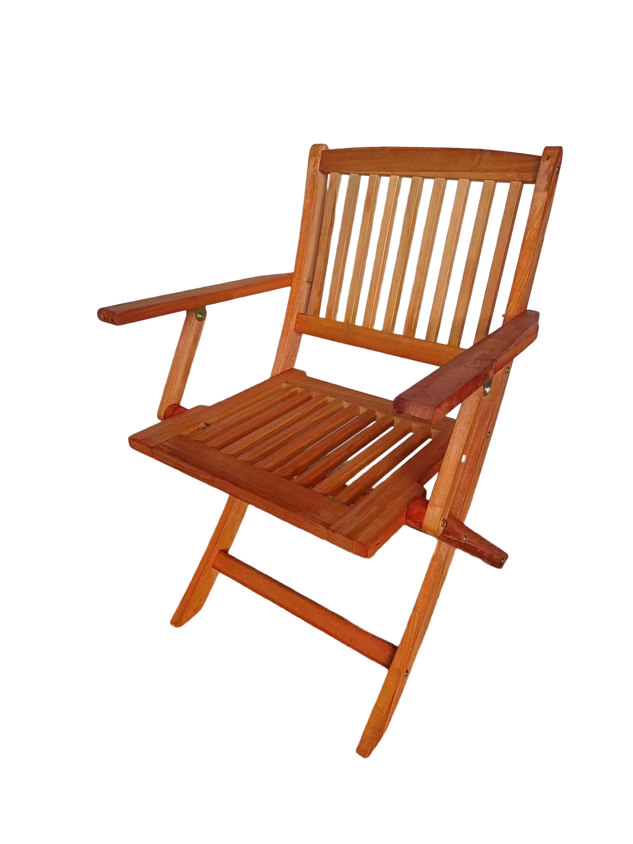 Foldable Patio Dining Set 4 Folding Chairs Indoor and outdoor universal Teak - Korvel
