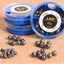LEO 4 Sizes Mini Round Fishing Lead Weights Set Split Lead  Sinkers Weight 0.6g 1g 1.5g 1.8g - Korvel