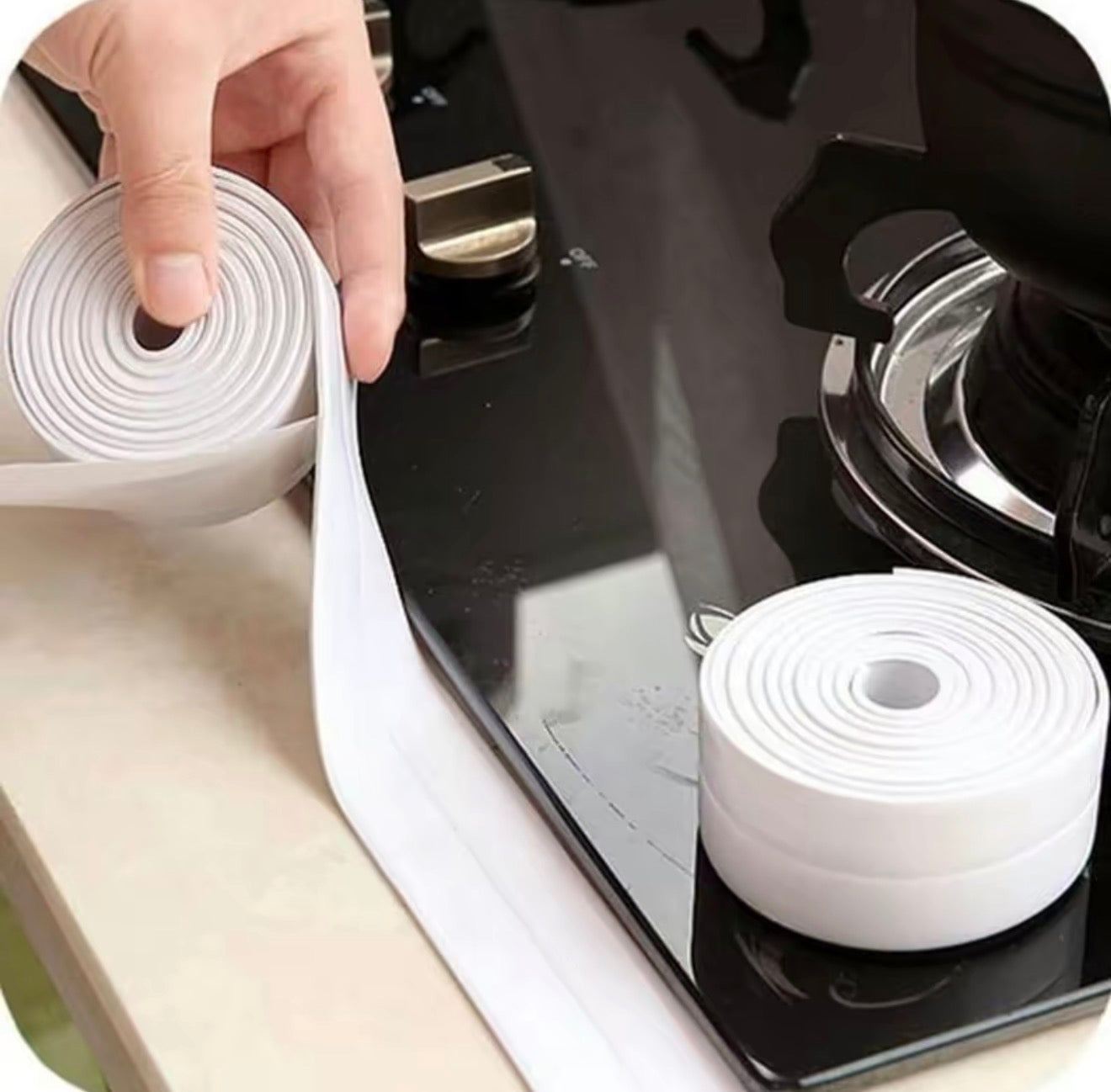AquaShield Caulk Seal Tape - Premium Waterproof Protection