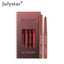 Juego de Lápices Labiales Mate de Terciopelo Impermeables Premium - 6 Piezas