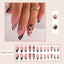 Mid-Length Almond Nail Art Patches for Stylish Looks