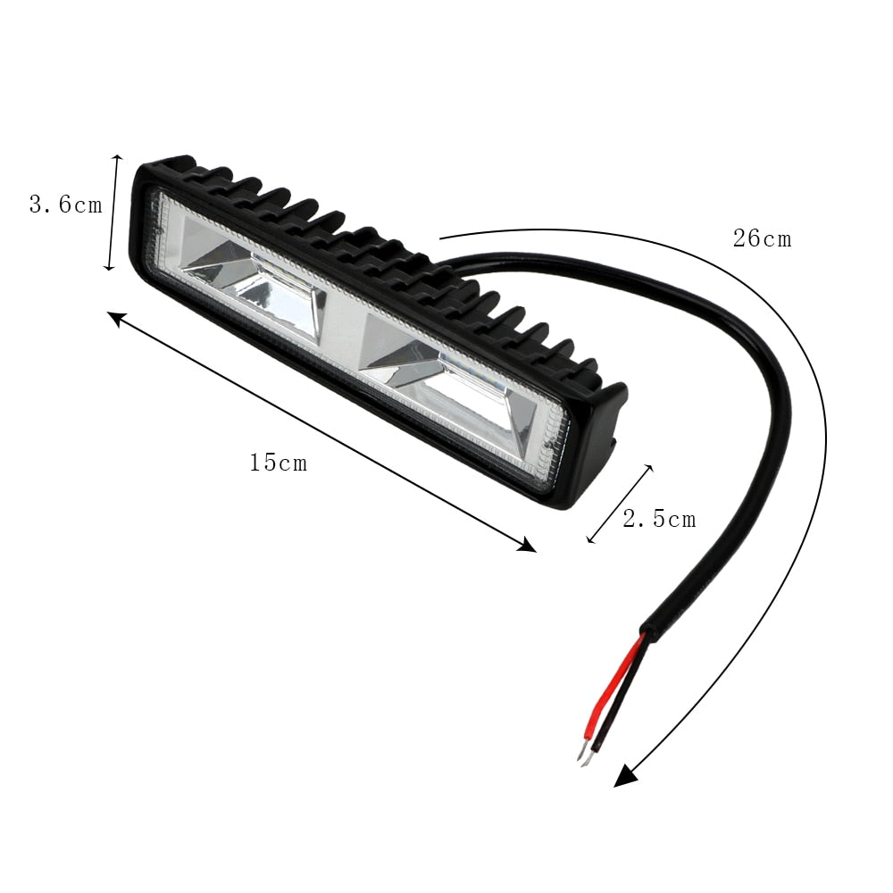 LEEPEE 36W LED Headlights for Vehicles and Motorcycles