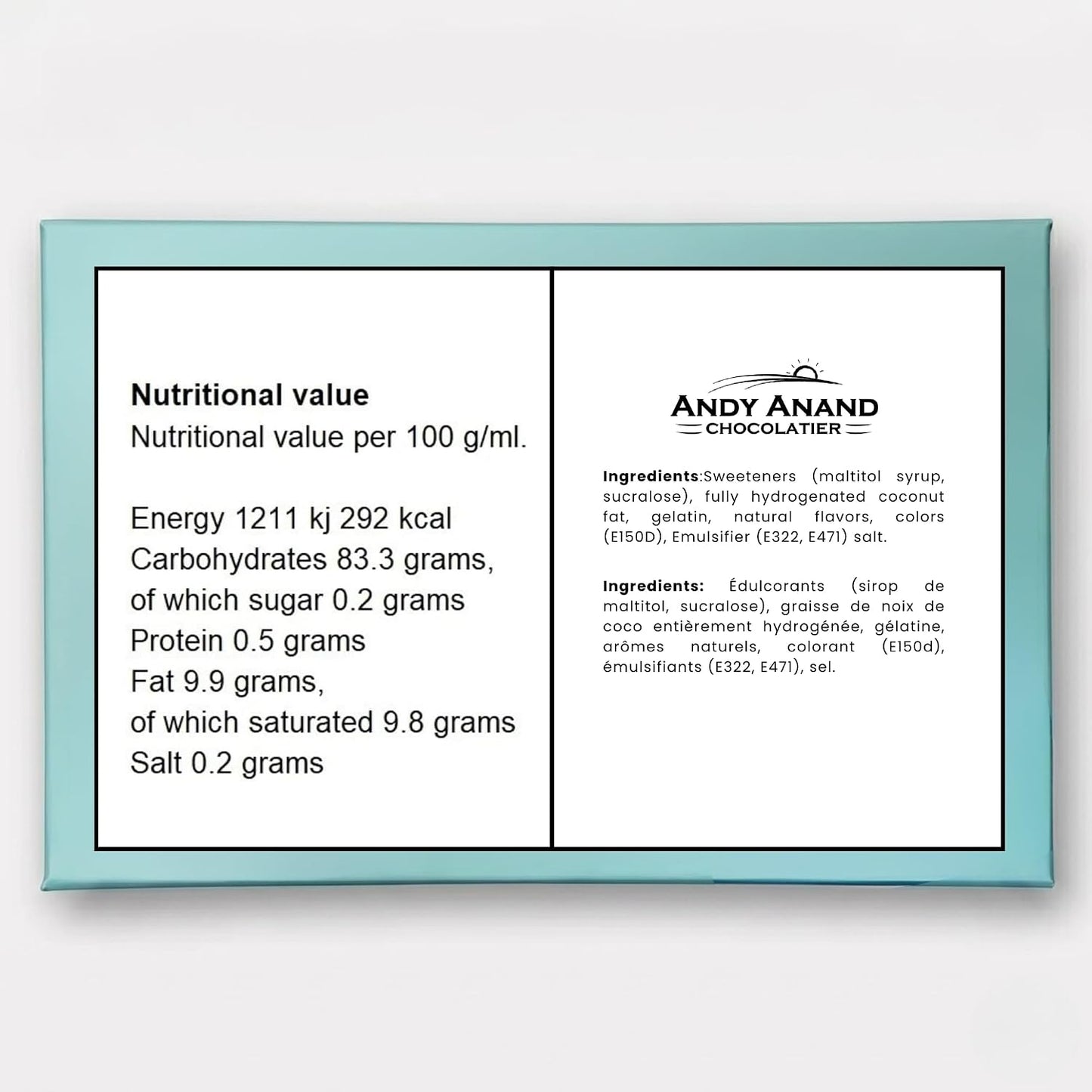 Andy Anand Sugar Free Cream Toffees - Trio of Caramel, Chocolate & Coffee