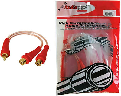 Premium Audiopipe RCA Cable Splitters - 10 Pack - Korvel