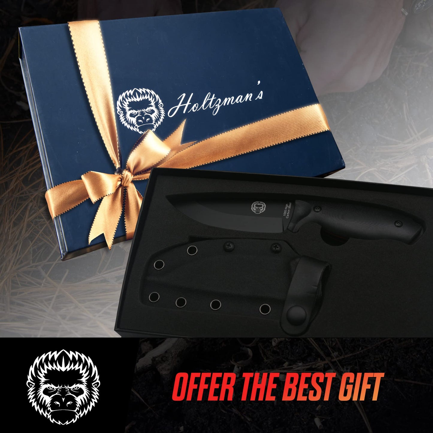 Ultimate Naked Bloodline Survival Knife Gift Set for Adventurers - Korvel