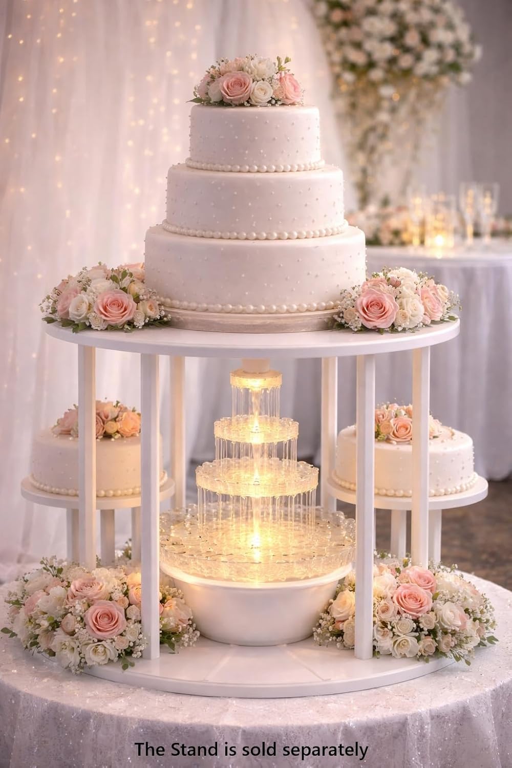 Fuente de Agua Elegante de 12.5" para Pasteles