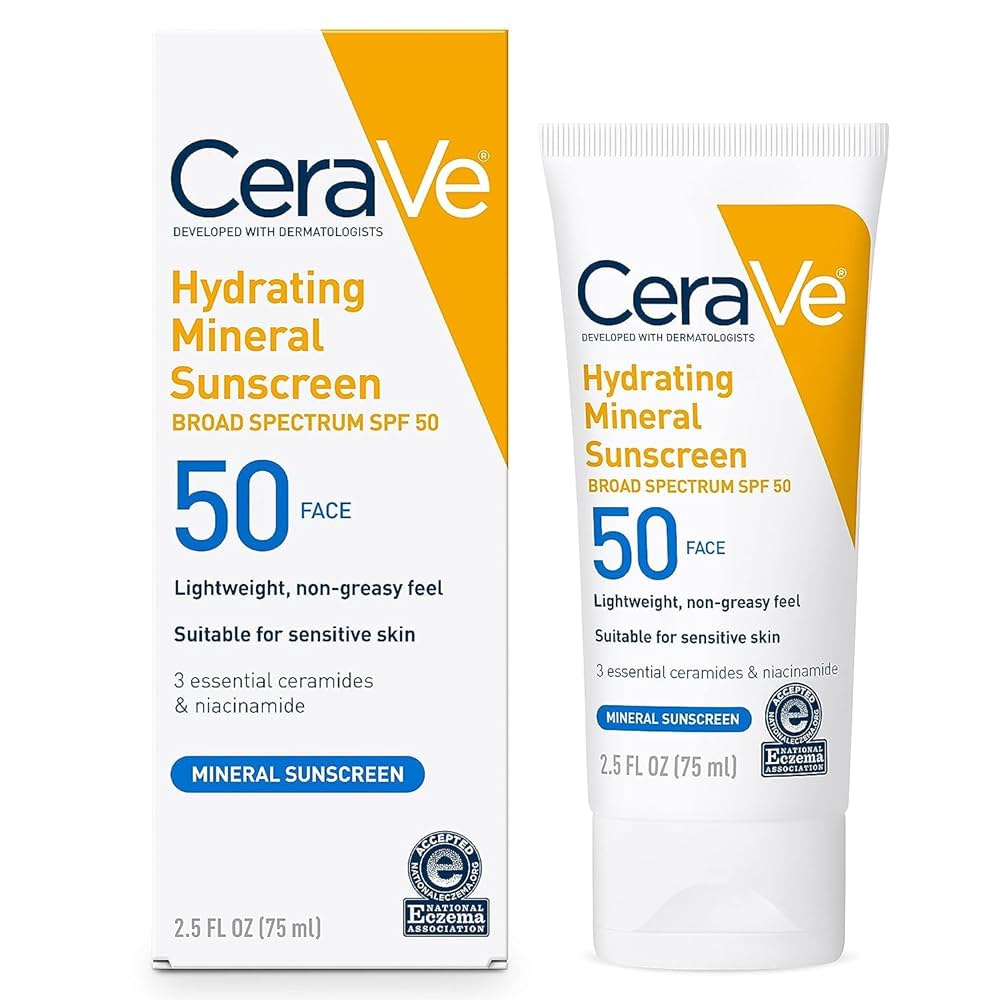 CeraVe Hydrating Sunscreen Face Lotion SPF 50 - 75ml