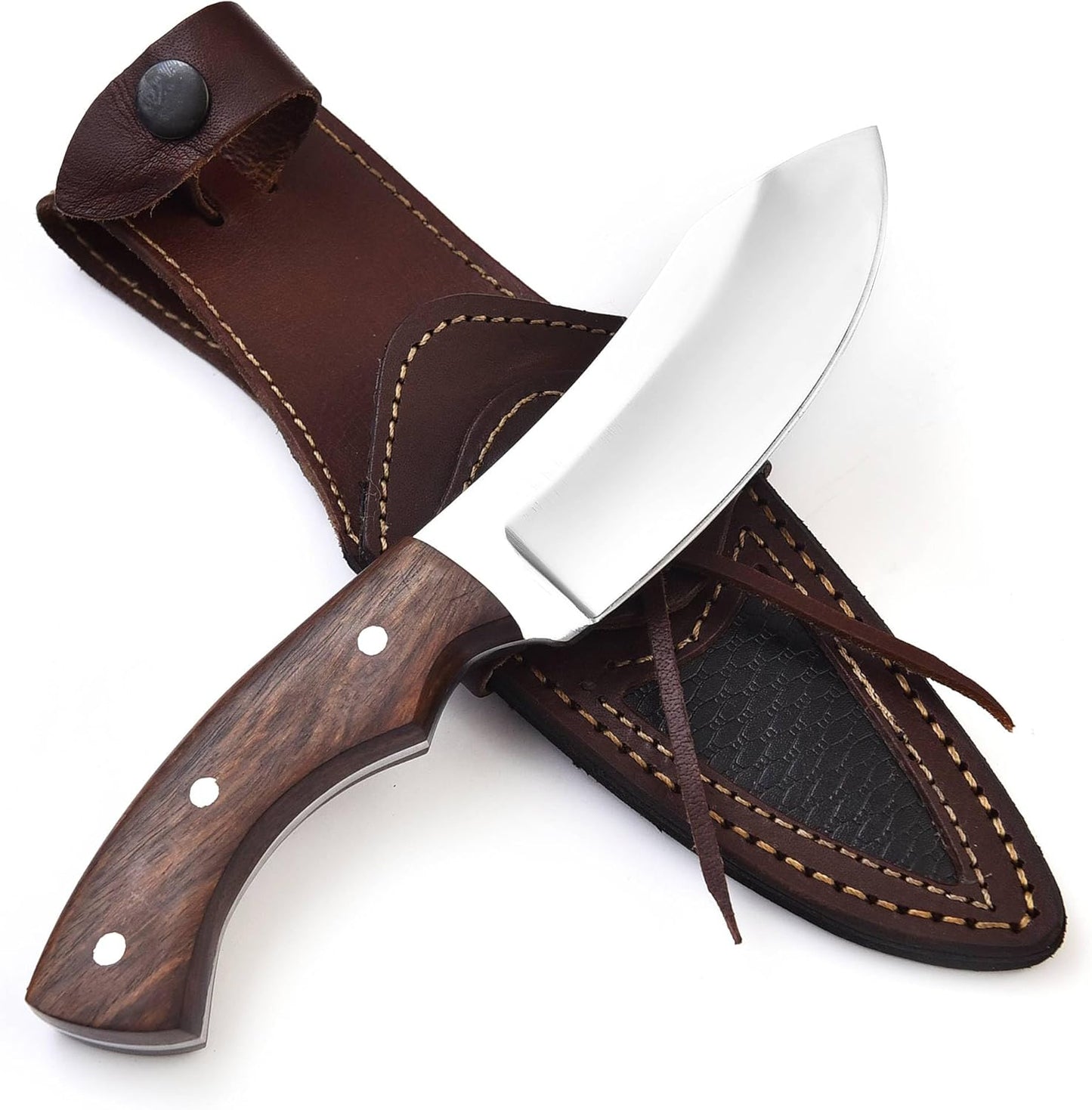 TimberStrike Tactical Survival Knife – 9-Inch O1 Steel Blade with Elegant Walnut Handle - Korvel