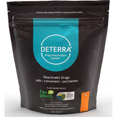 Systèmes de désactivation des médicaments Deterra XL - Boîte de 20 sachets