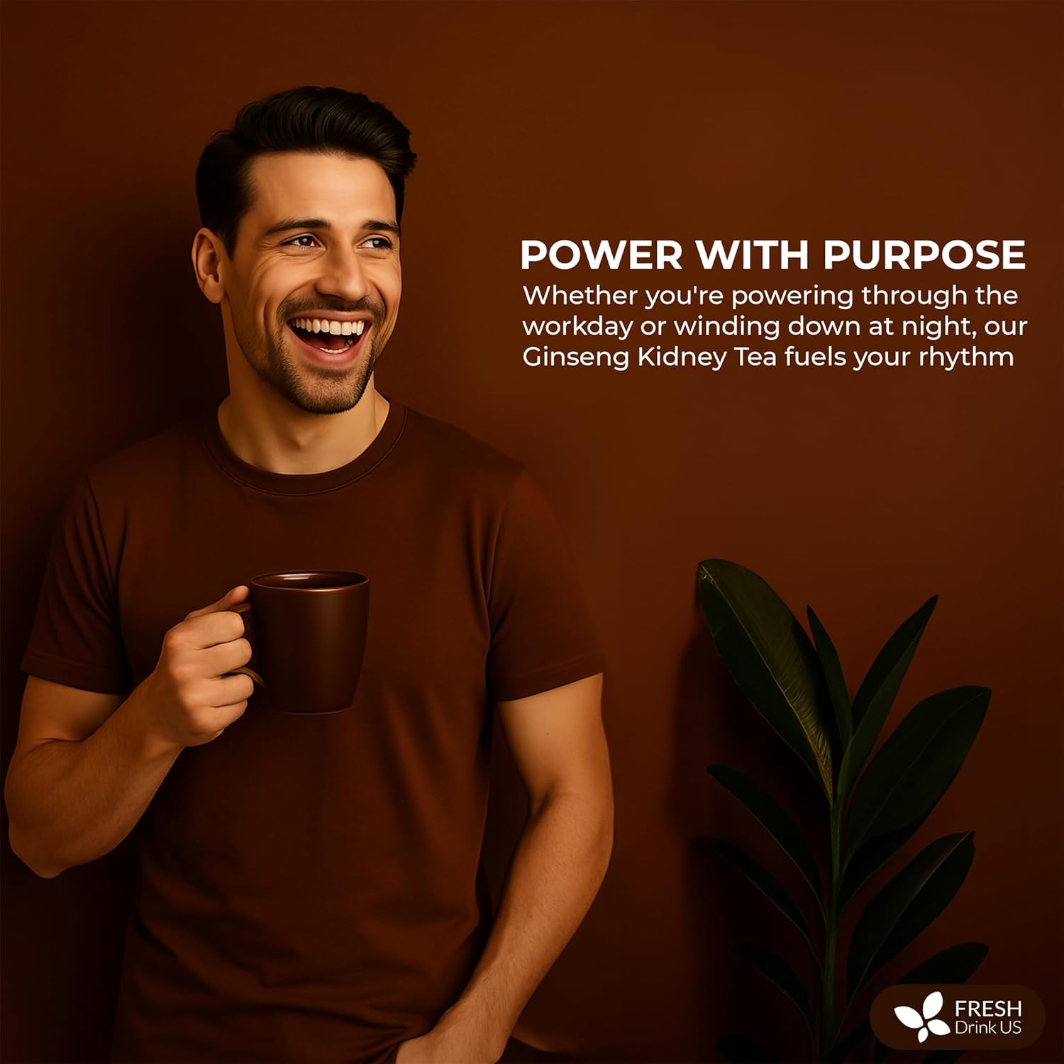 Ginseng 6 Treasures Kidney Tea, Super Kidney Cleanse Detox Tea For Men & Women, 100% Natural Roots & Berries | Caffeine-Free | Adaptogenic Blend for Energy, Wellness & Vitality Support - Korvel