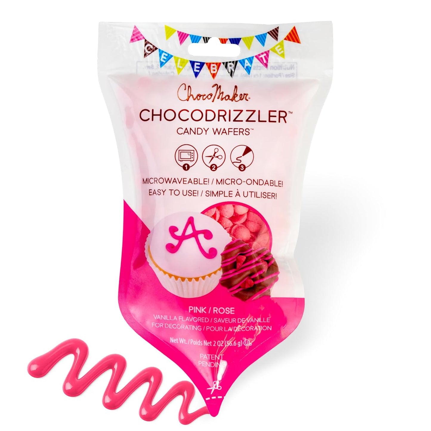 Wafers de Caramelo con Chocolate para Rociar - Bolsa Microondas (Caja de 12)