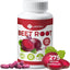 Beet Root Extract Capsules No Gluten, No Sugar, Vegan Capsules, High Concentrated Herbal Beet Root Extract. - Korvel