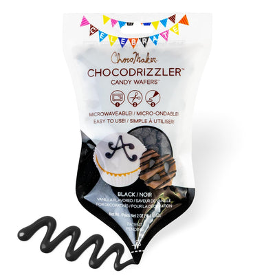 Chocolate Drizzler Candy Wafers - Microwaveable Pouch (Case of 12)