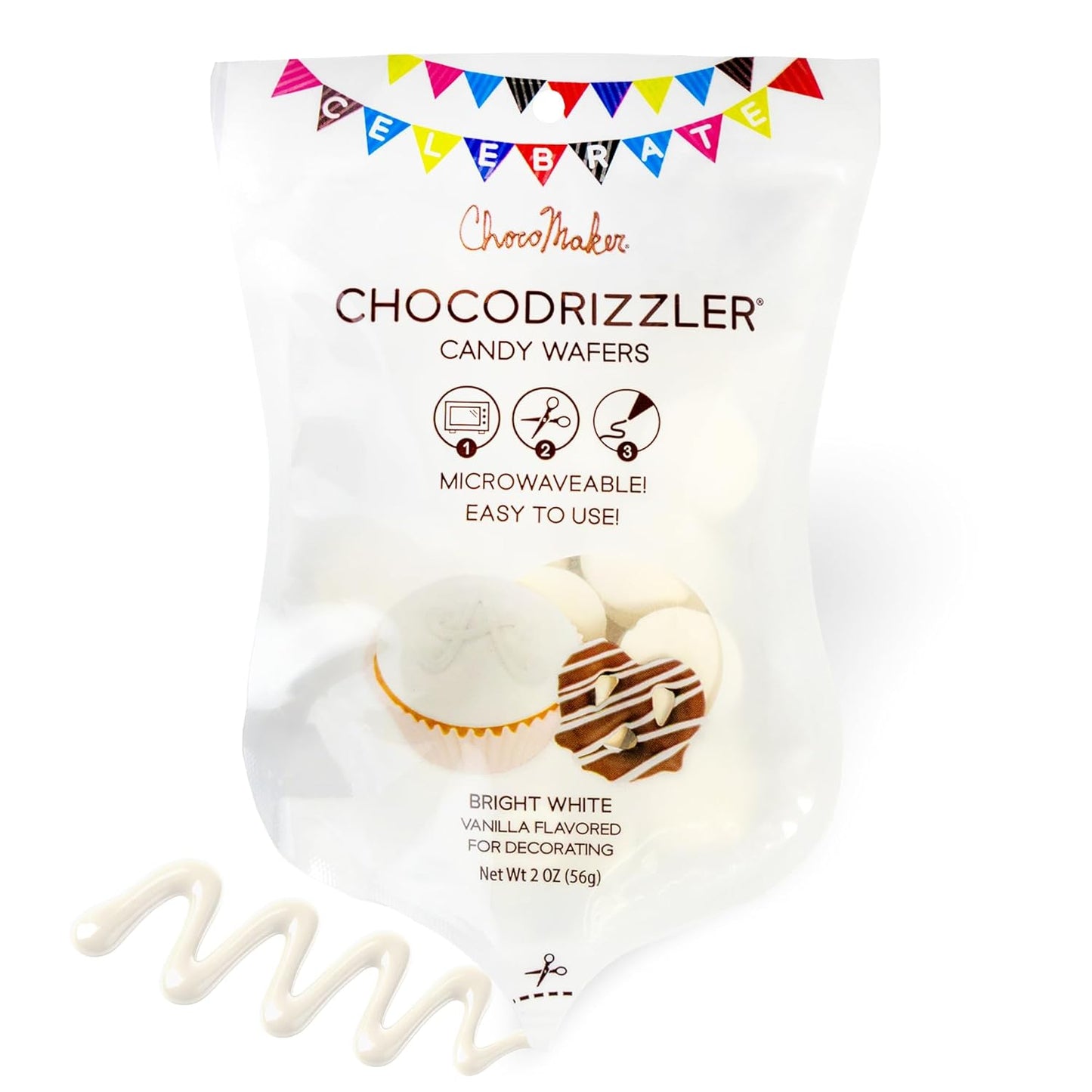 Wafers de Caramelo con Chocolate para Rociar - Bolsa Microondas (Caja de 12)