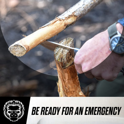 Ultimate Silverback Survival Knife Gift Set for Outdoor Enthusiasts - Korvel